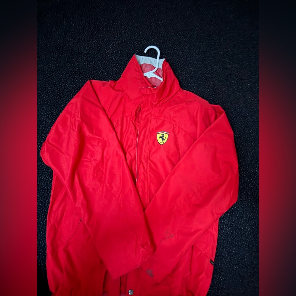 Ferrari Red Windbreaker